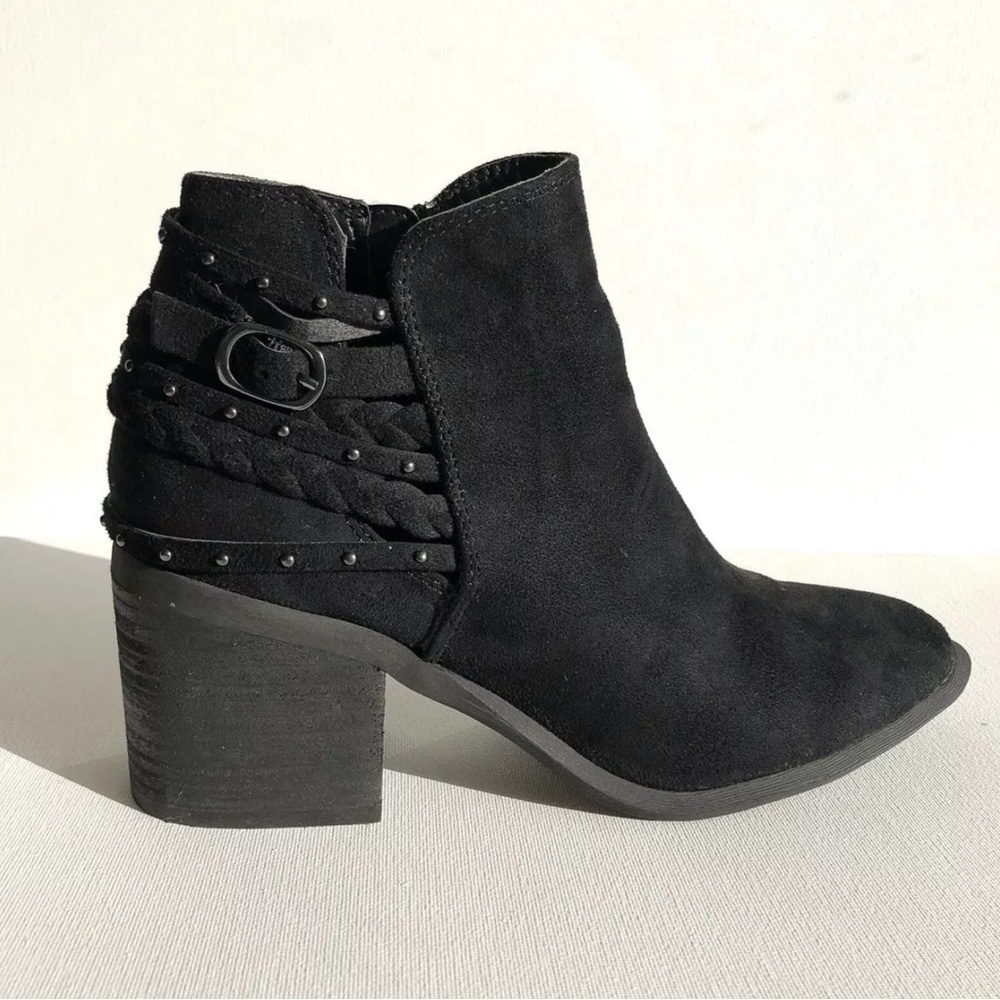 CARLOS BY CARLOS SANTANA Women's Ashby Ankle Boot, Black, Sz 8